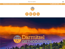 Tablet Screenshot of darmitzelortho.com